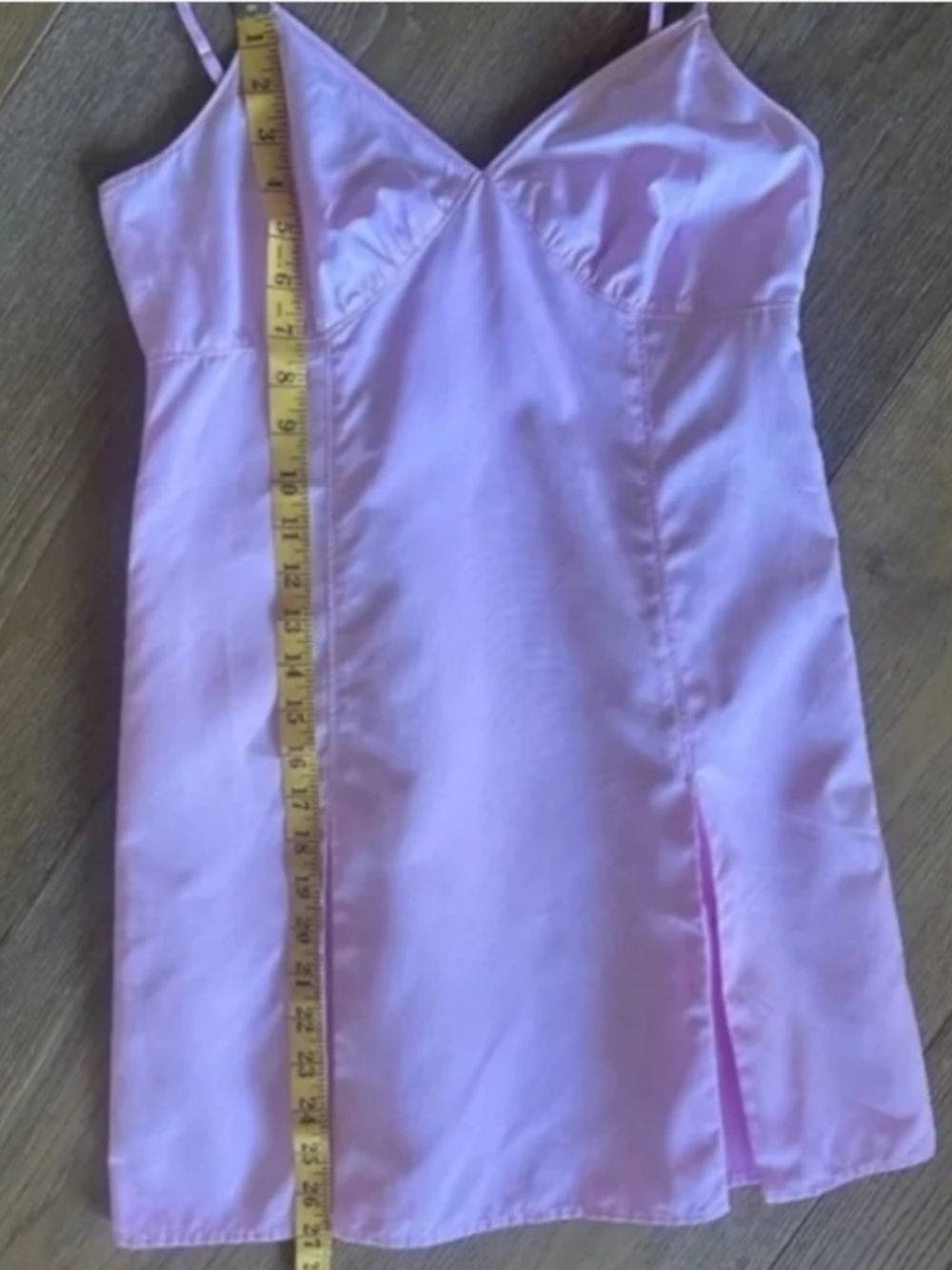 Open Edit Taffeta Pleated Sleeveless Mini Dress XS Pink Pirouette - Picture 6 of 9
